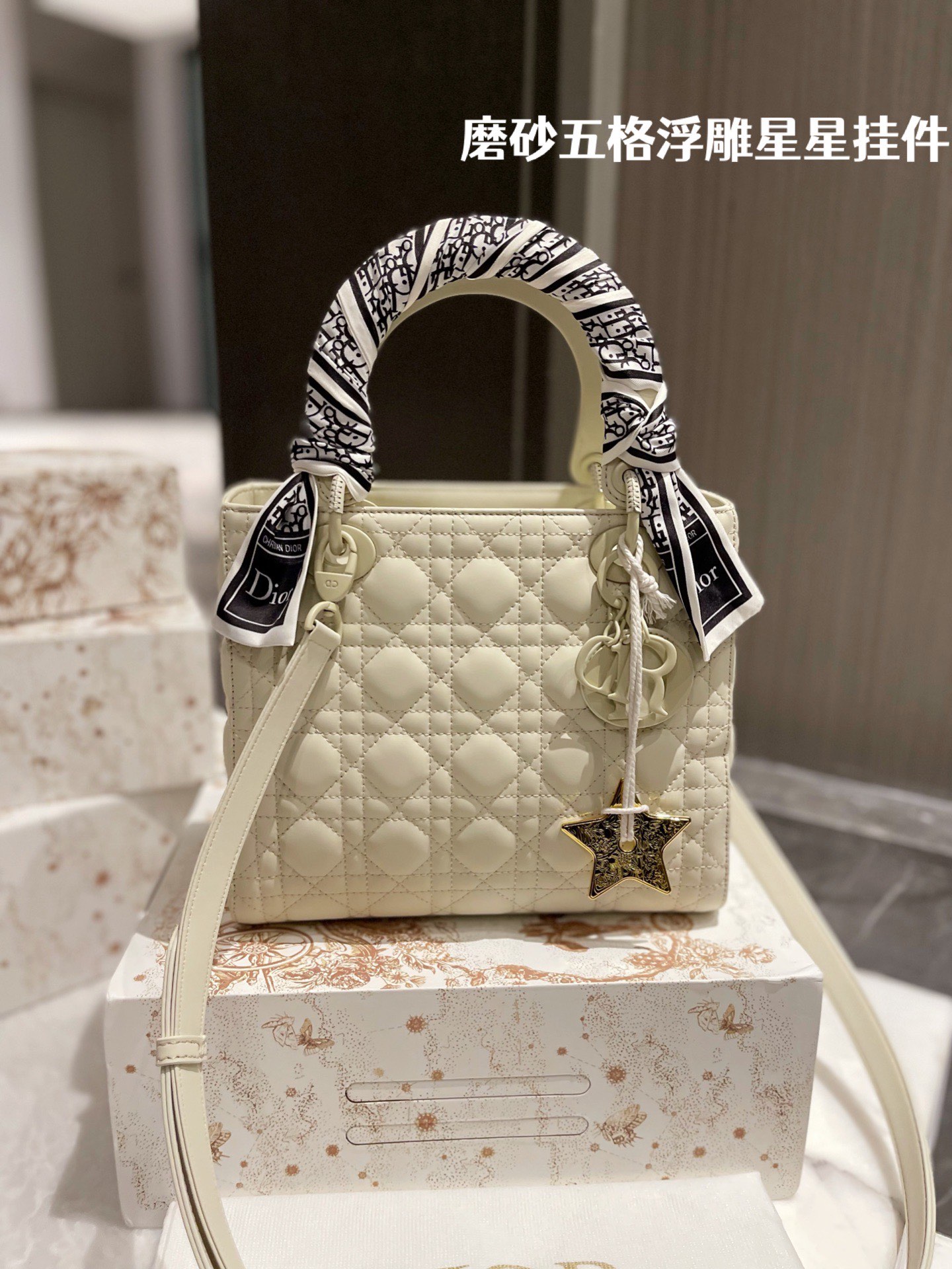 Dior Diana Handbags Frosted (five grids)