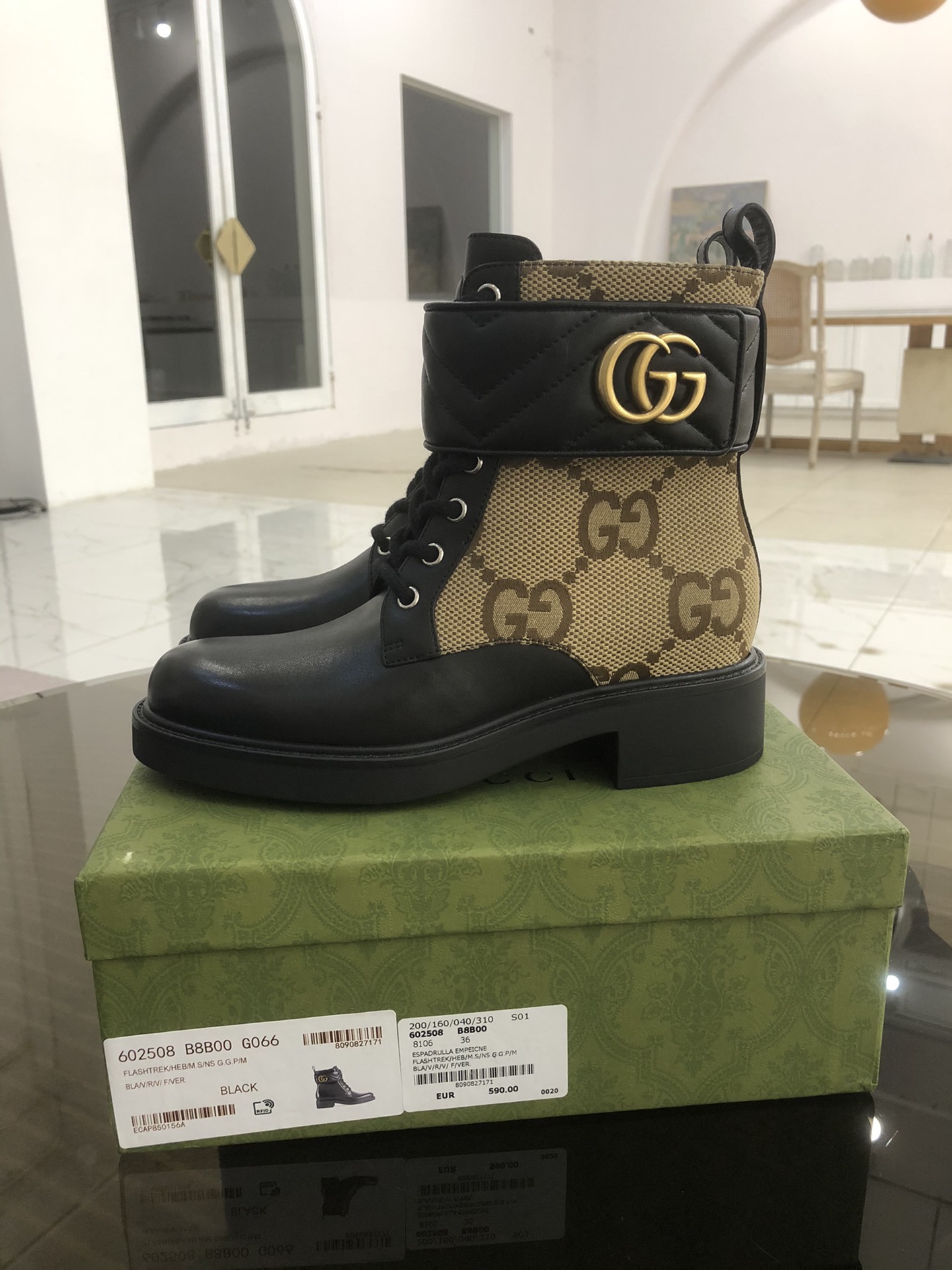 GUCCI official website autumn and winter ladies ankle boots
