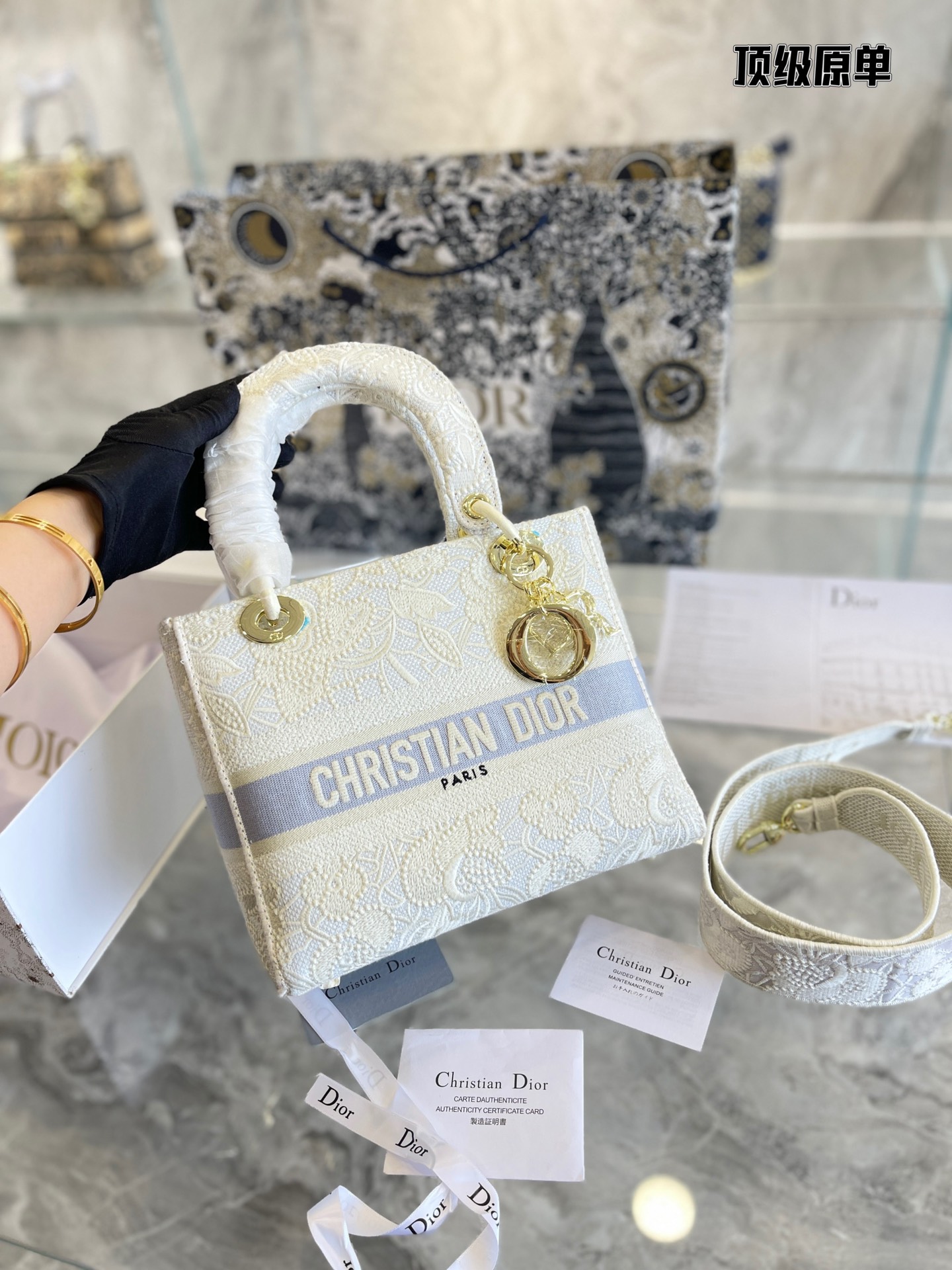 Christian Dior Lady-Life embroideried limited edition bags