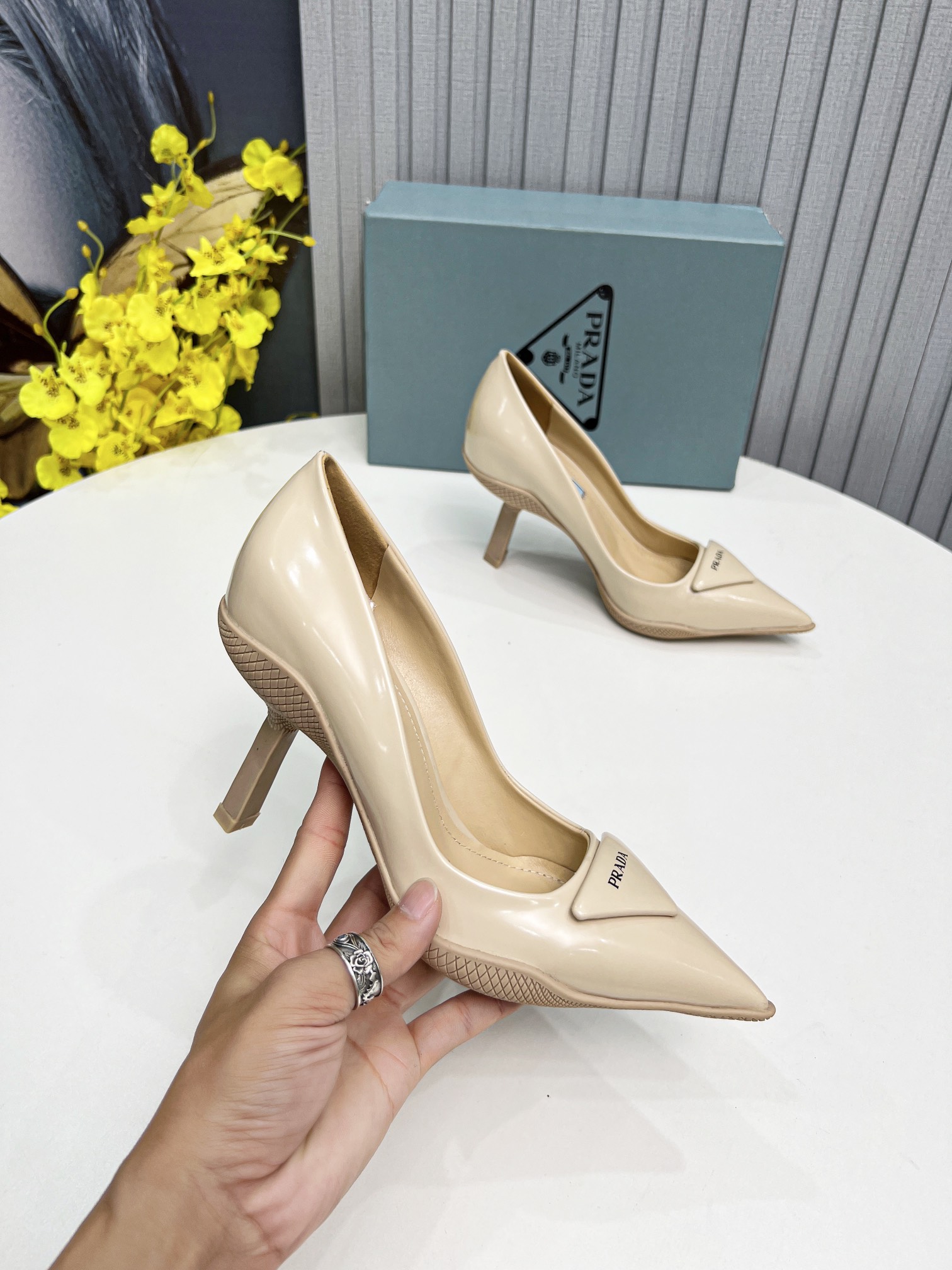 Prada early spring new high heels