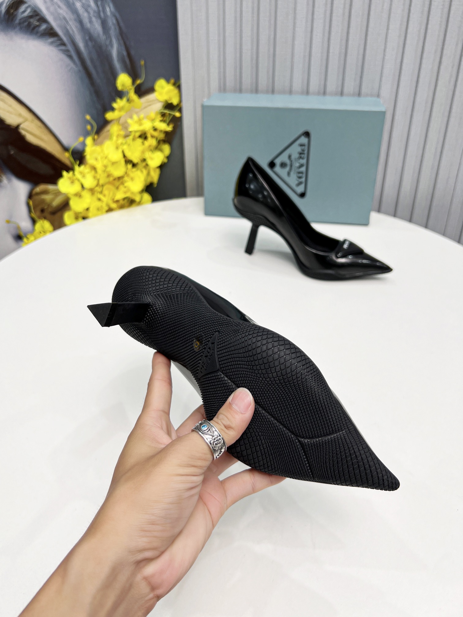 Prada early spring new high heels