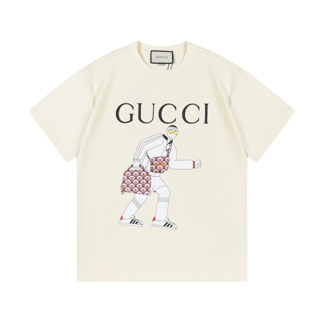 Gucci Retro Style Fashion Men Women T-shirt