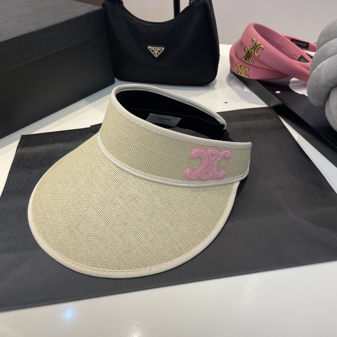 Celine fashion breathable empty top hats
