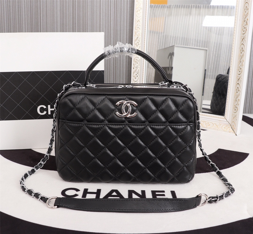 CHANEL bowling bag briefcase
