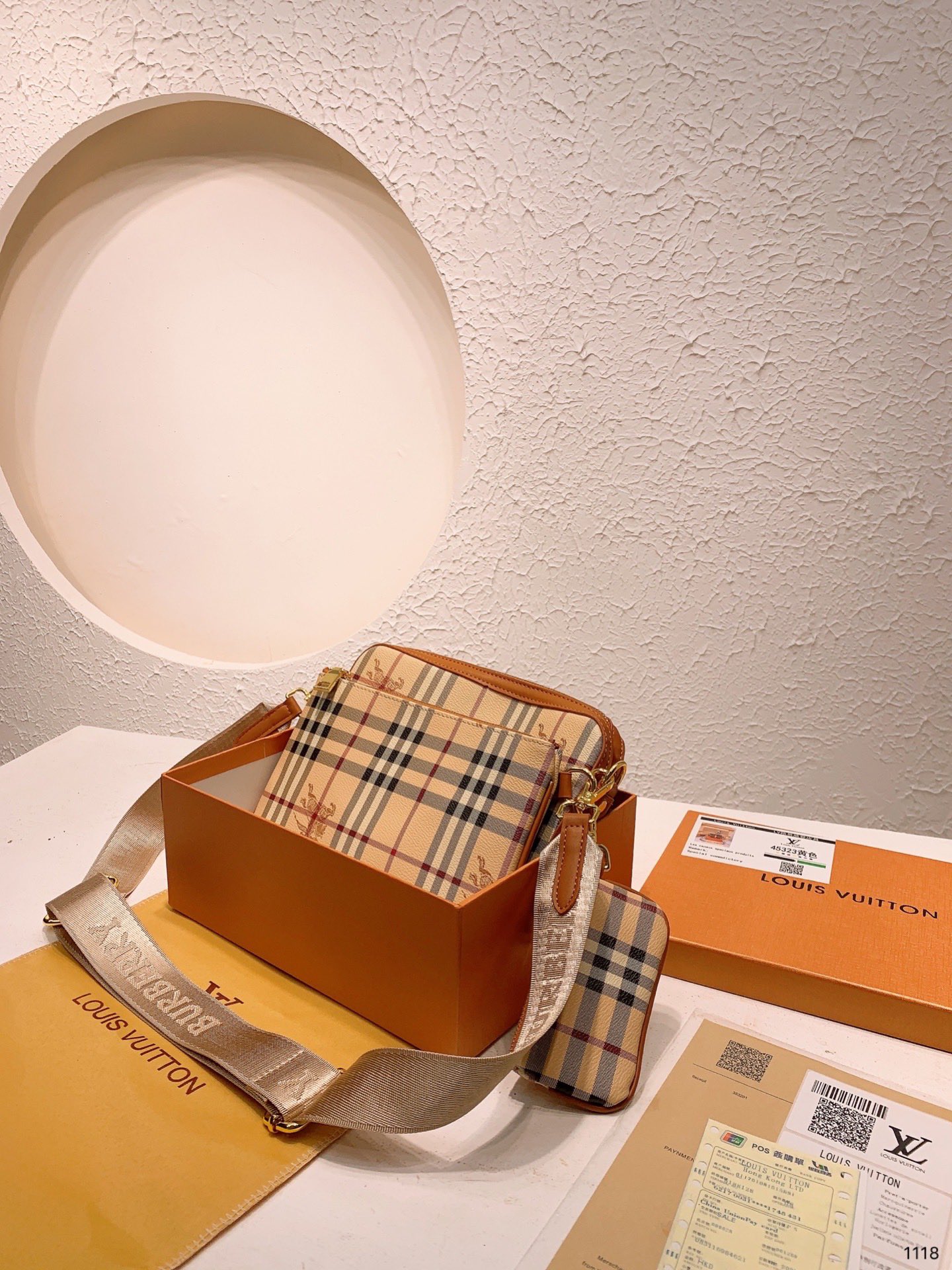 Burberry Messenger Bag 3 in 1