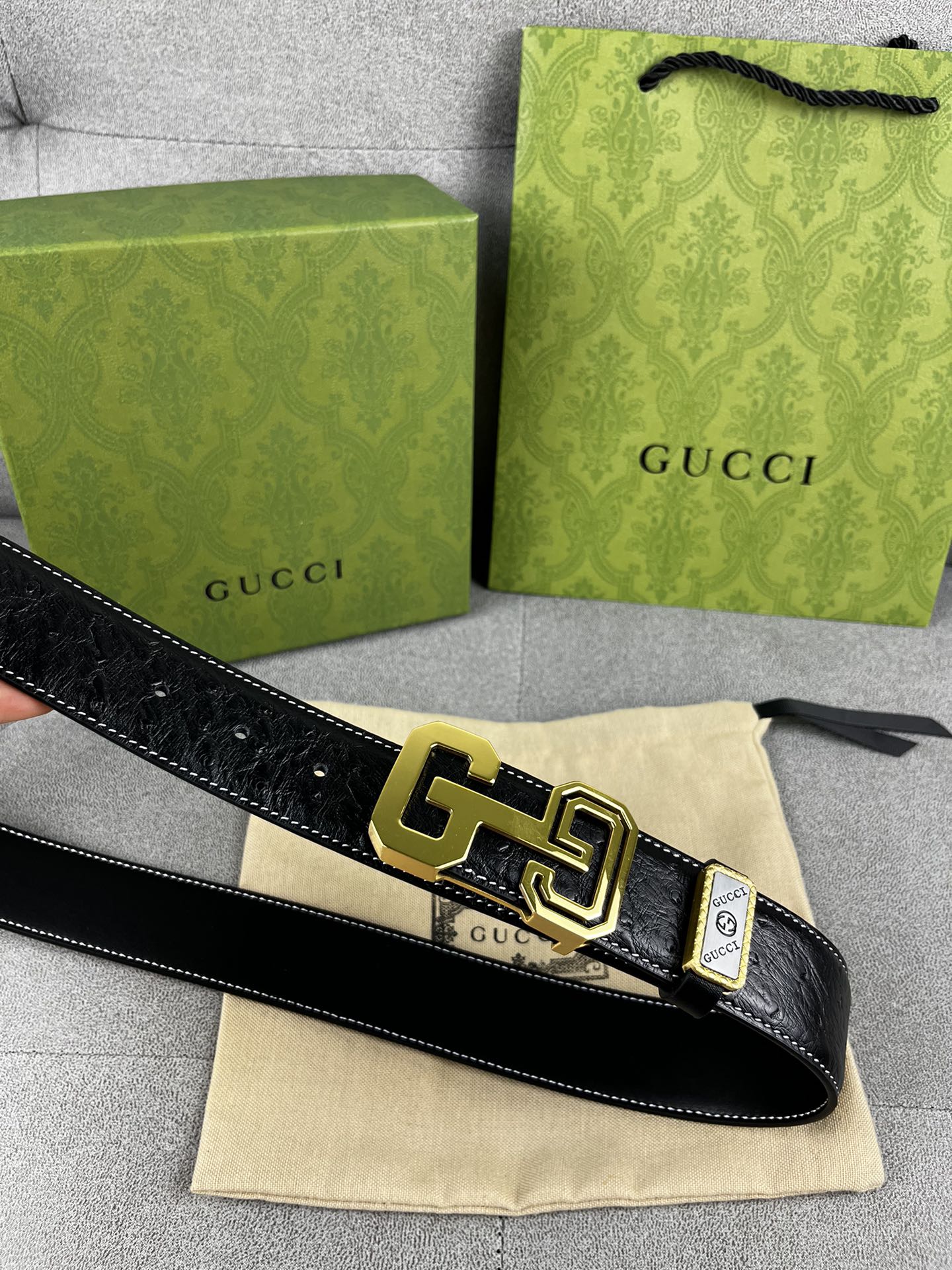Gucci 38mm men's belts