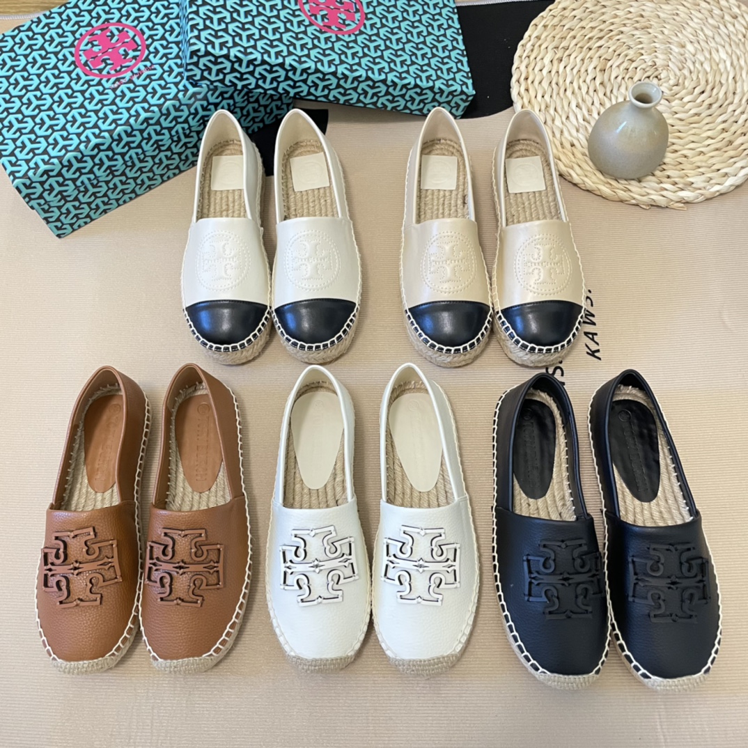 Tory Burch woven style flats casual shoes 