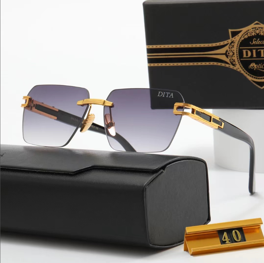 DT fashion rimless sunglasses