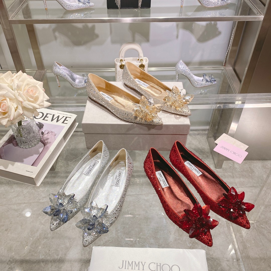 JIMMY CHOO Crystal Diamond Wedding Shoes Collection