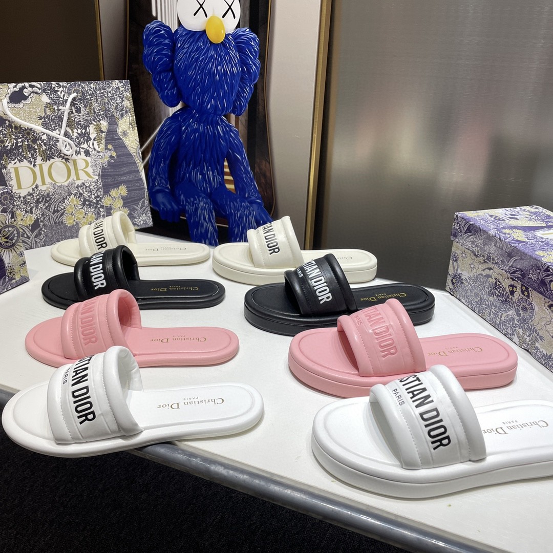 DIOR 2023SS new Every-D series bread sandals and slippers