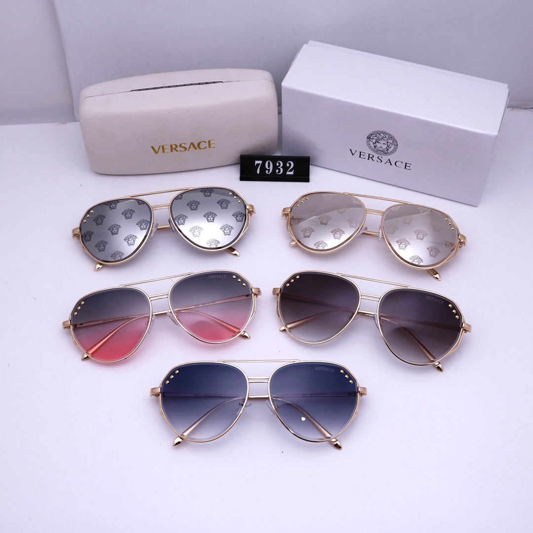 Versac Fashion Metal Frame Ladies Sunglasses