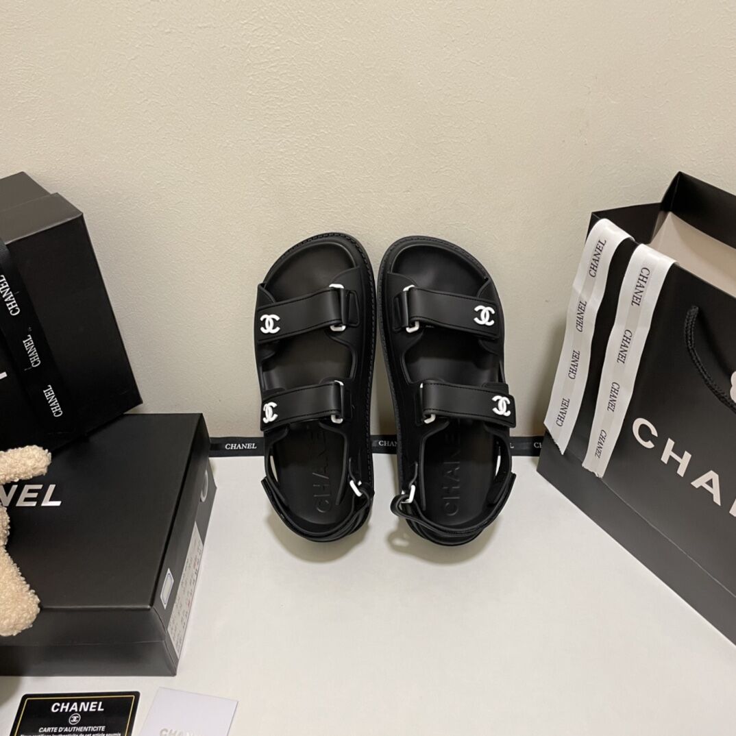 Chanel Buckle Sandals