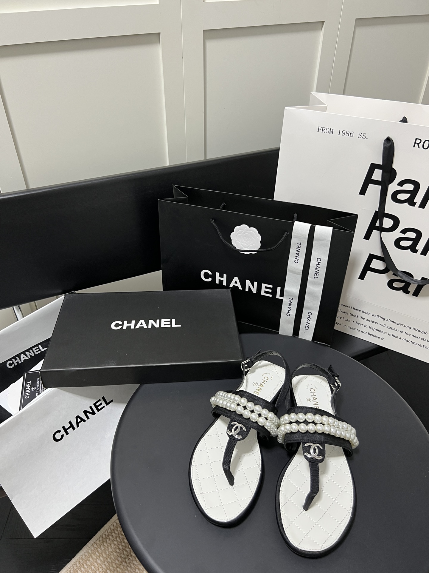 Chanel Pearl Sandal Collection