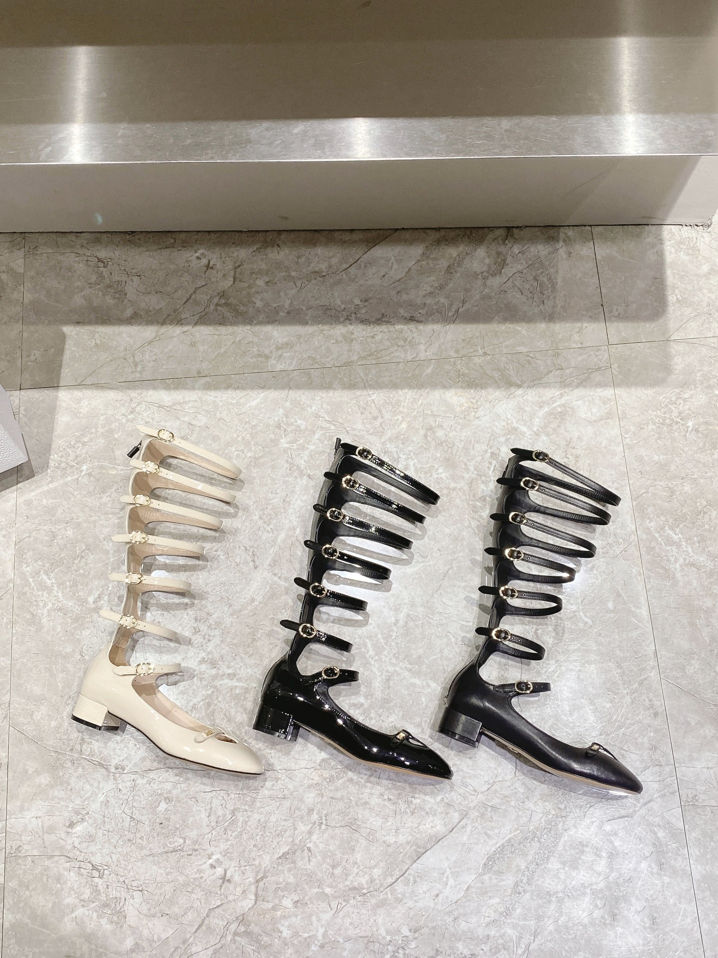 Dior 2023 new product Mary real bow series Roman sandals