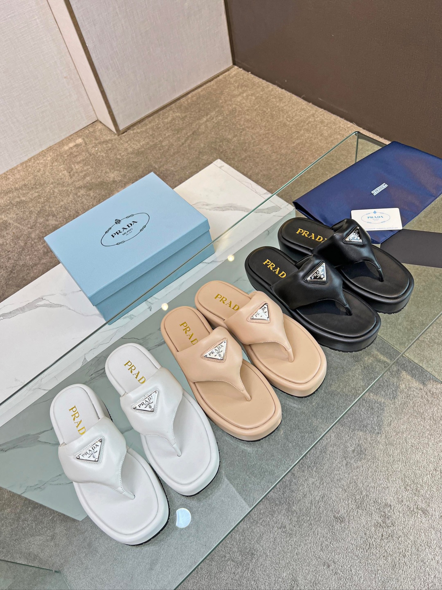 Prada Bread Sandals 💕 New 2023 Muller Shoes