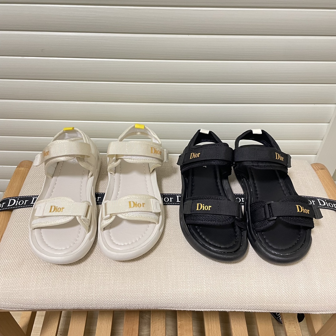 Dior 2023 Early Summer Velcro Sandals