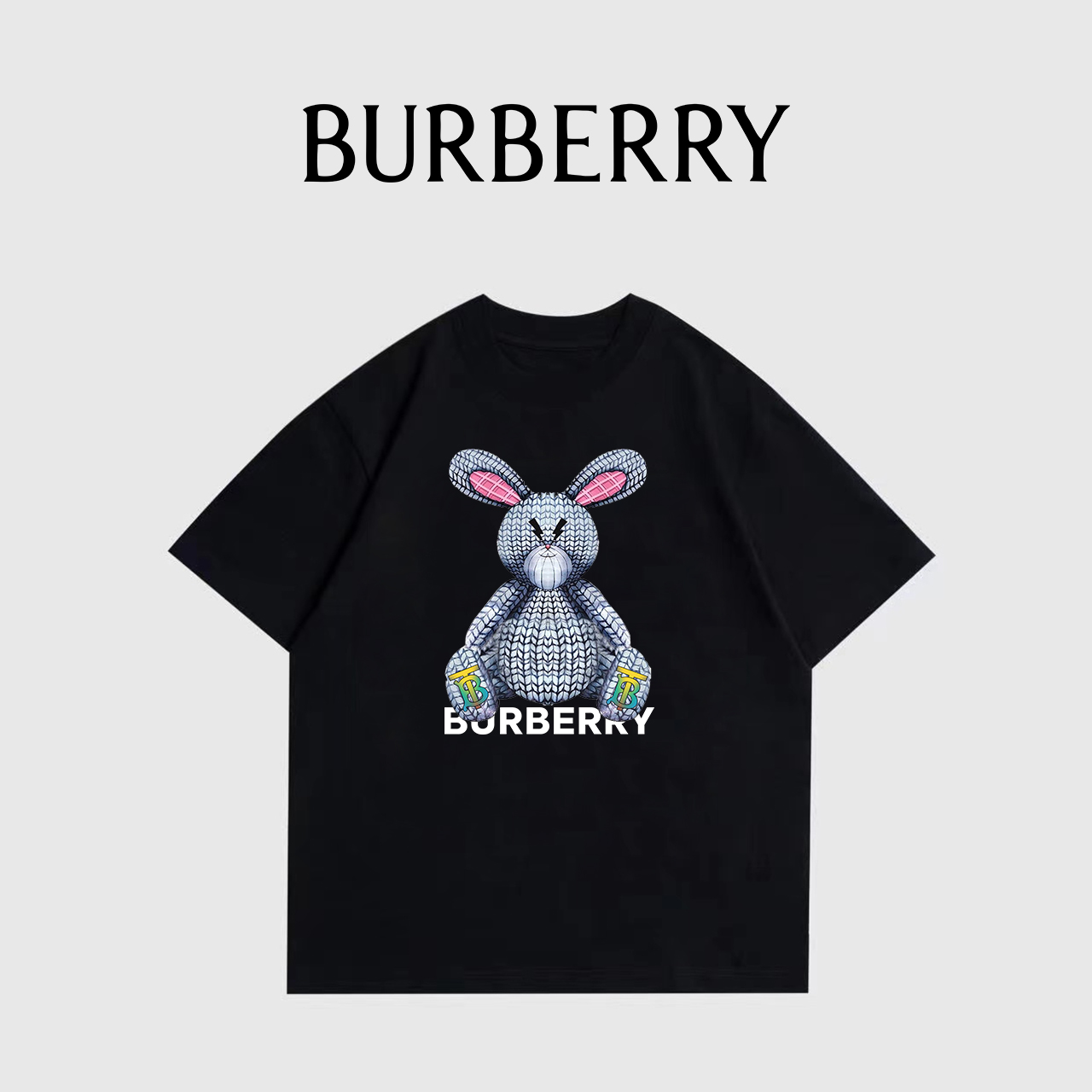 Buberry 2023 Summer New Design Printed Round Neck T-Shirt