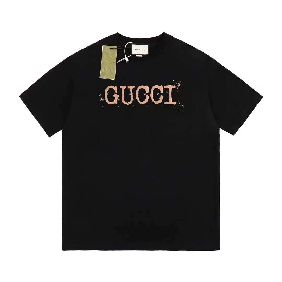 Gucci 2023 Summer New Unisex Round Neck Classic T-Shirt