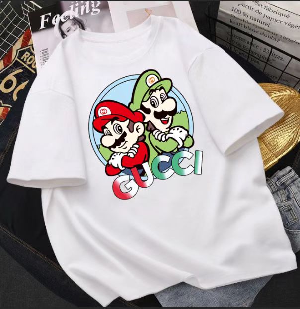 Gucci and Mario Jointly Designed Cute and Leisure T-Shirt
