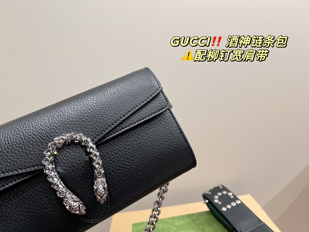 gucci Dionysus chain bag ⚠️With rivet wide shoulder strap