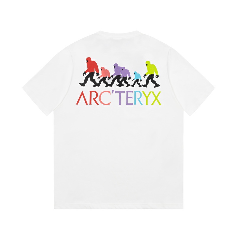 Ayc Teryx Colourful Logo Printed Unisex Fashion T-shirt