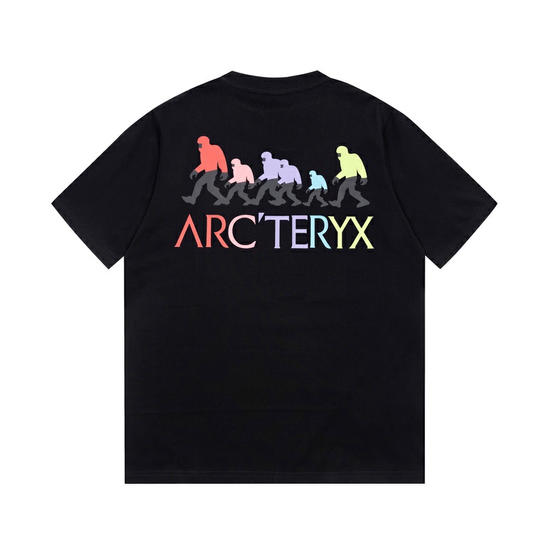 Ayc Teryx Round Collar Cotton Breathable Colorful Logo Printed Unisex T-shirt