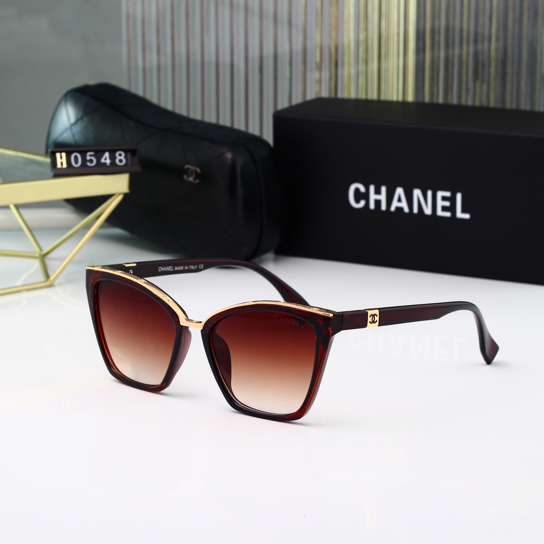 Chanel fashion trendy cat eye sunglasses