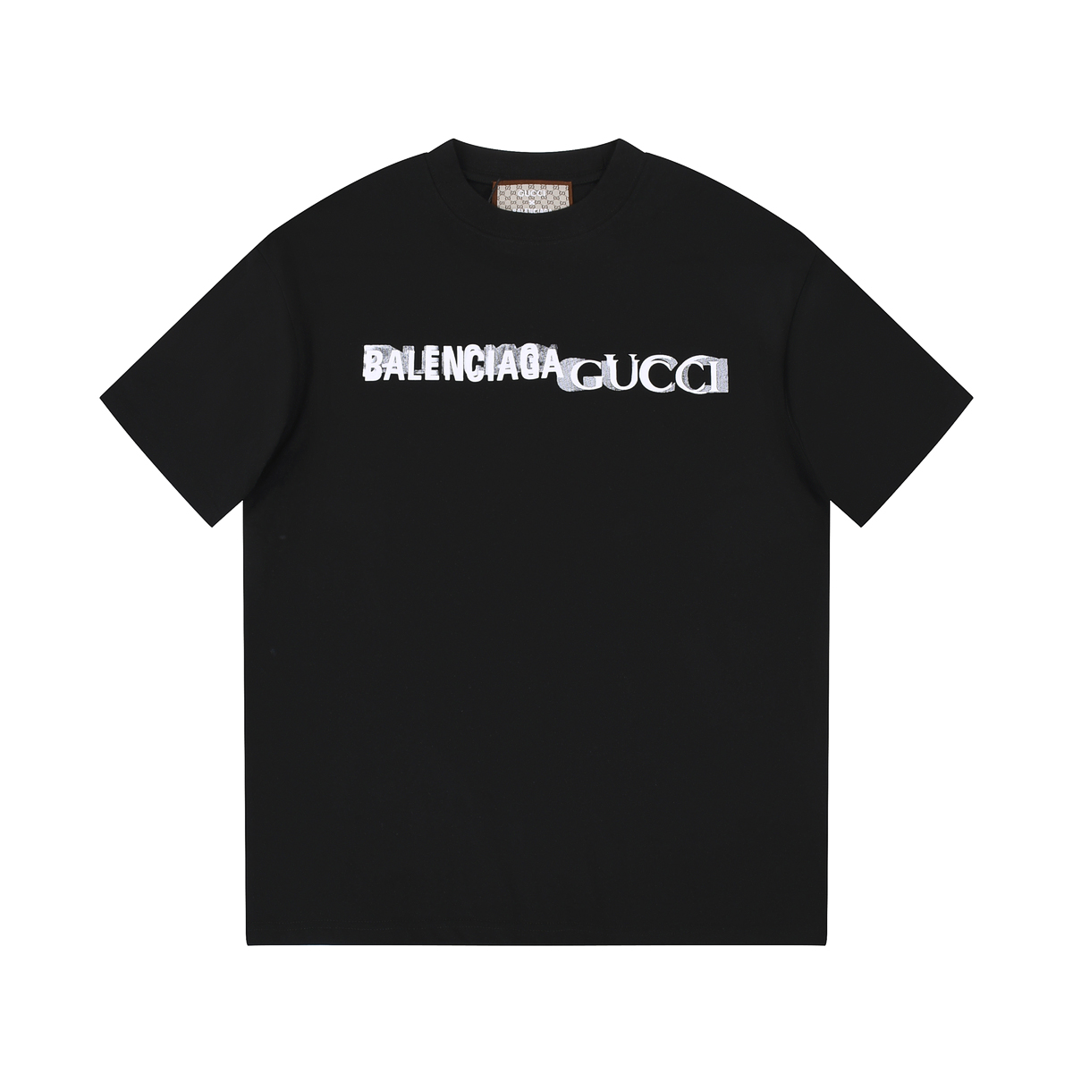 Balenciaga & Gucci Logo Printed Cotton Comfortable Unisex T-shirt
