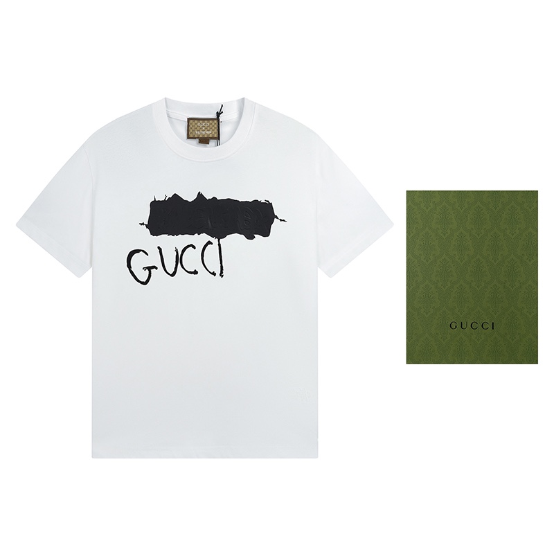 Gucci & Balenciaga Summer Cotton 100 Percent Unisex LeisureT-shirt