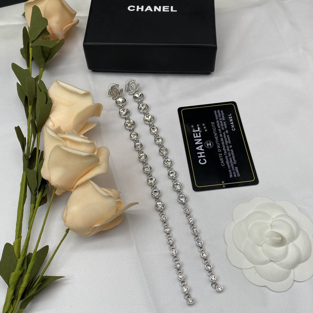Chanel Tassel Stud Earrings
