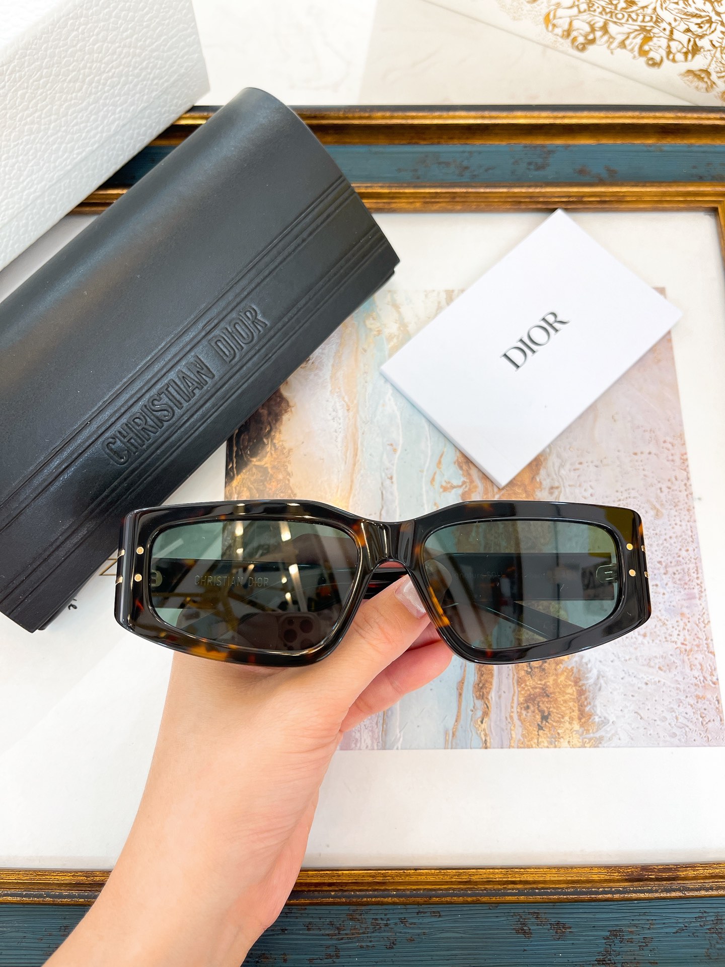 Dior fashion irregular sunglasses