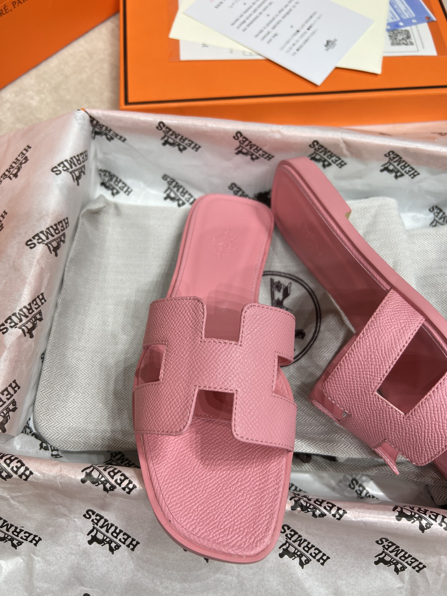 hermes slippers