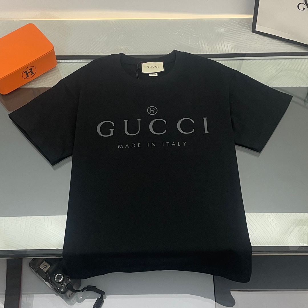 Gucci Summer Fashion Short Sleeve Cotton Breathable