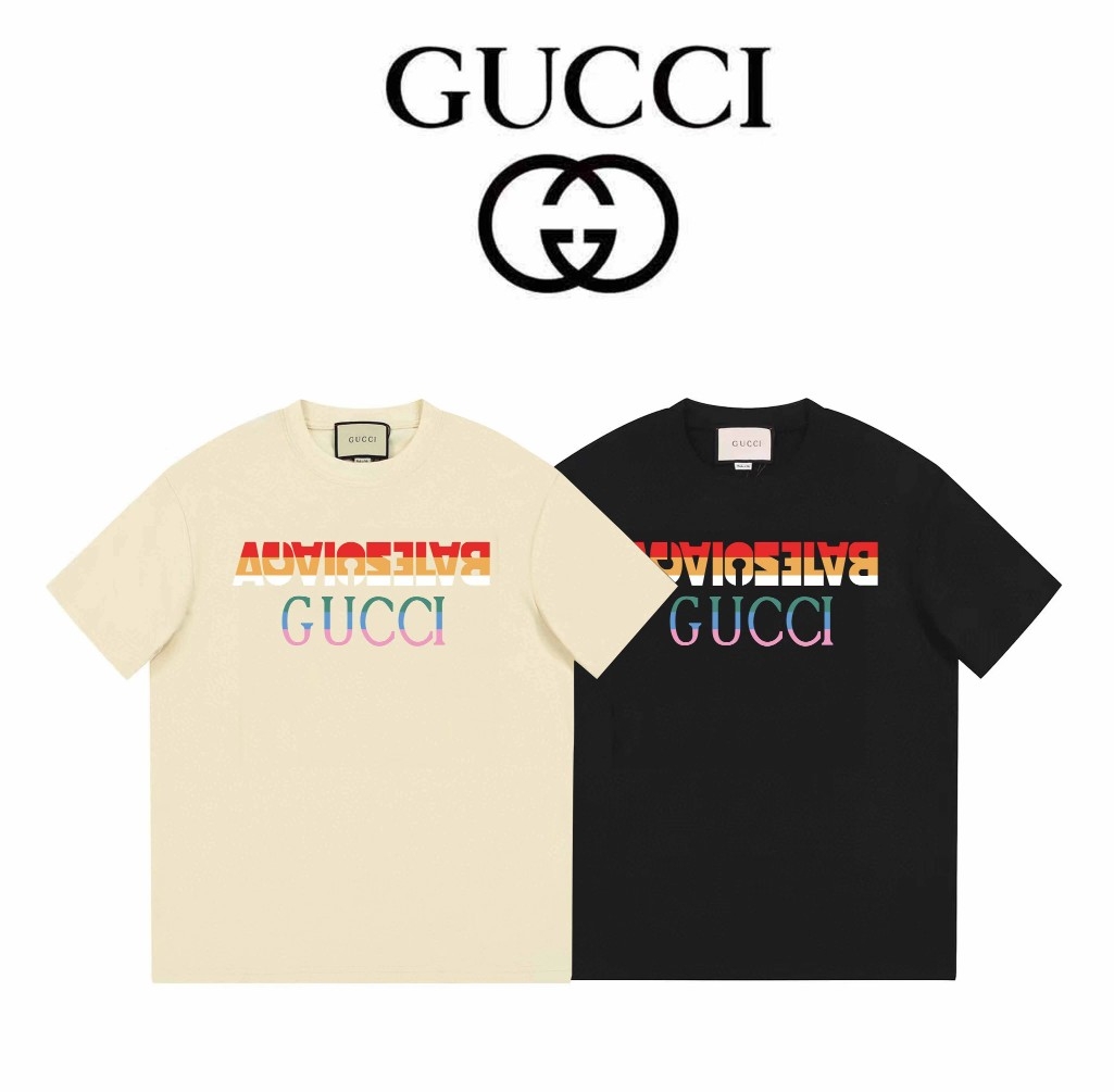 Gucci & Balenciaga 2023 Leisure T-shirt Cotton Breathable