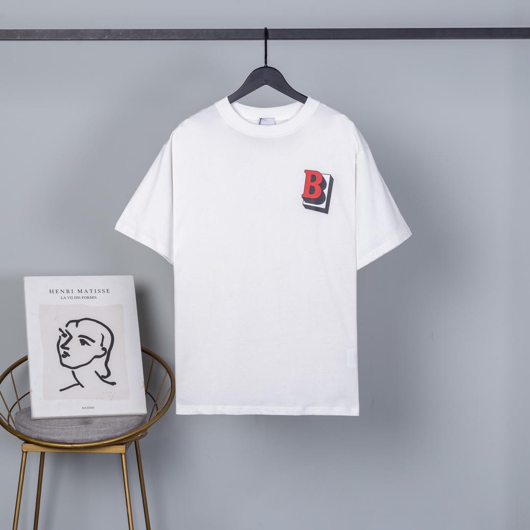 Burberry Casual T-shirt 2023 New Design Cotton 100 Percent