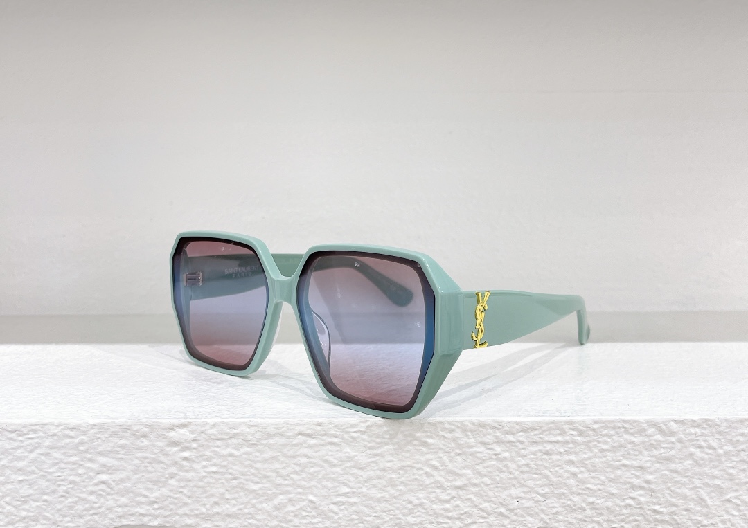 YSL fashion polygonal sunglasses