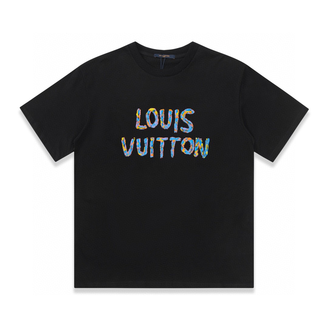 Louis Vuitton Butterfly Embroidered Cotton Breathable
