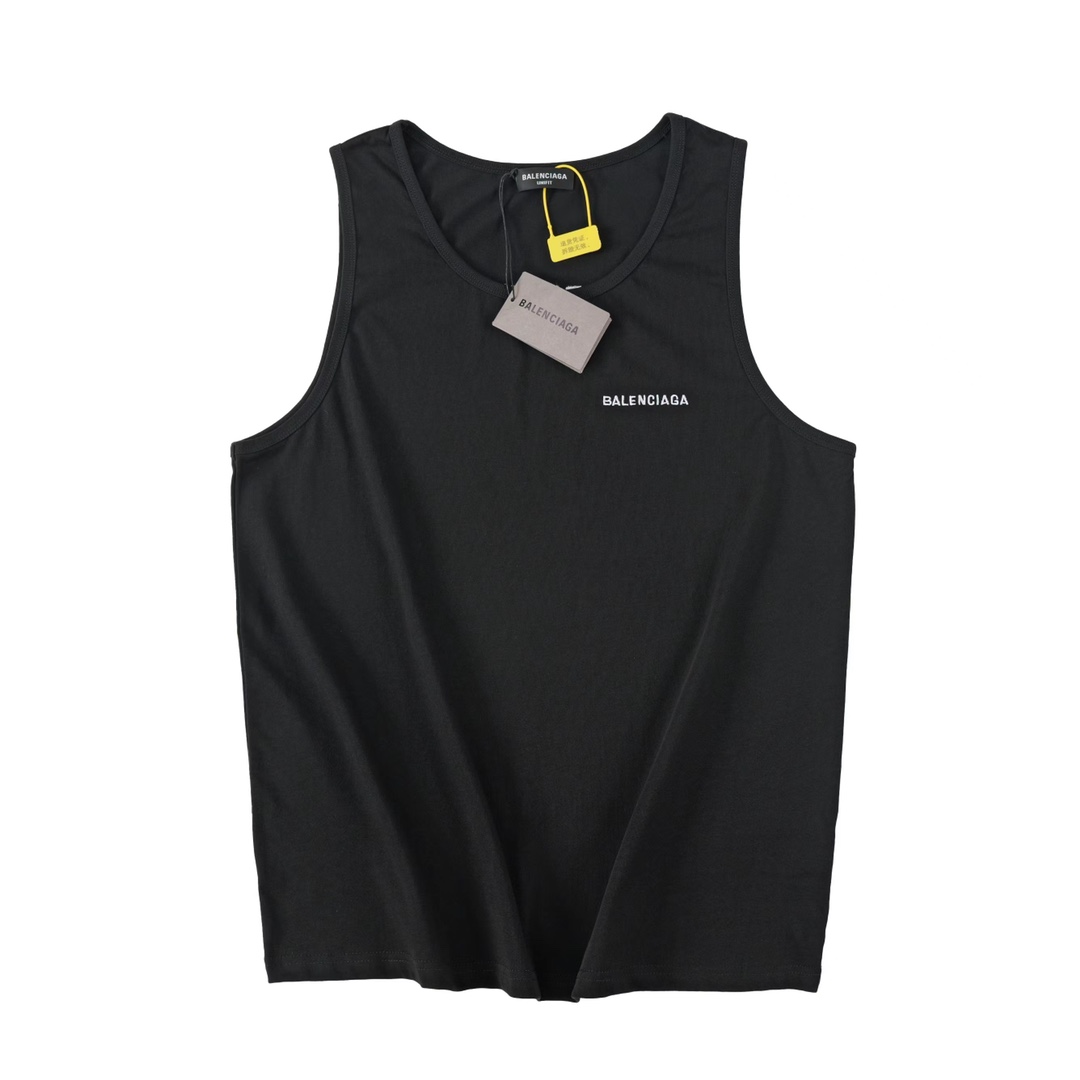 Balenciaga Embroidery Letter Simple Vest Tank Top