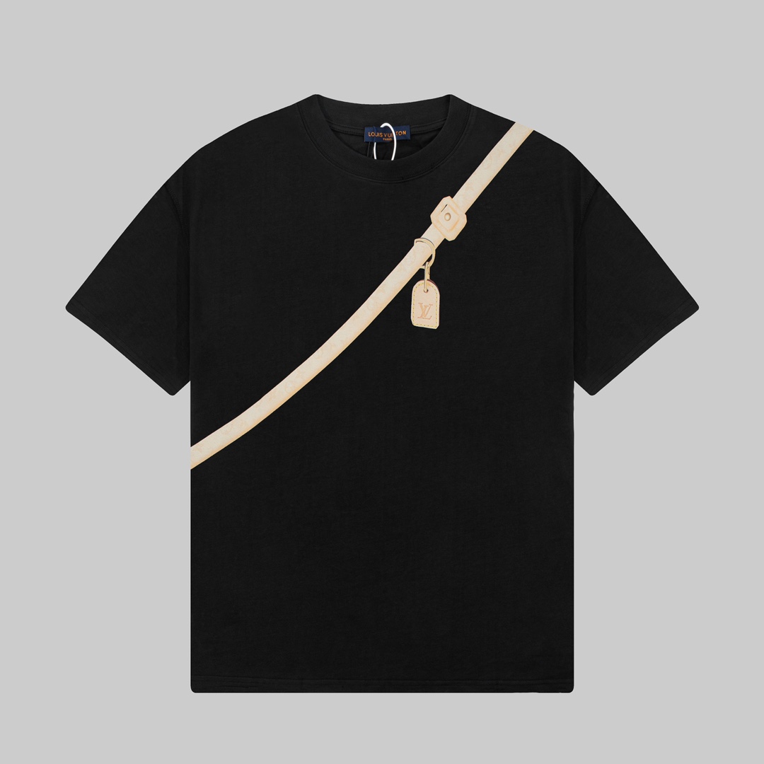 Louis Vuitton Cross Shoulder Bag Printed Short Sleeve T-shirt