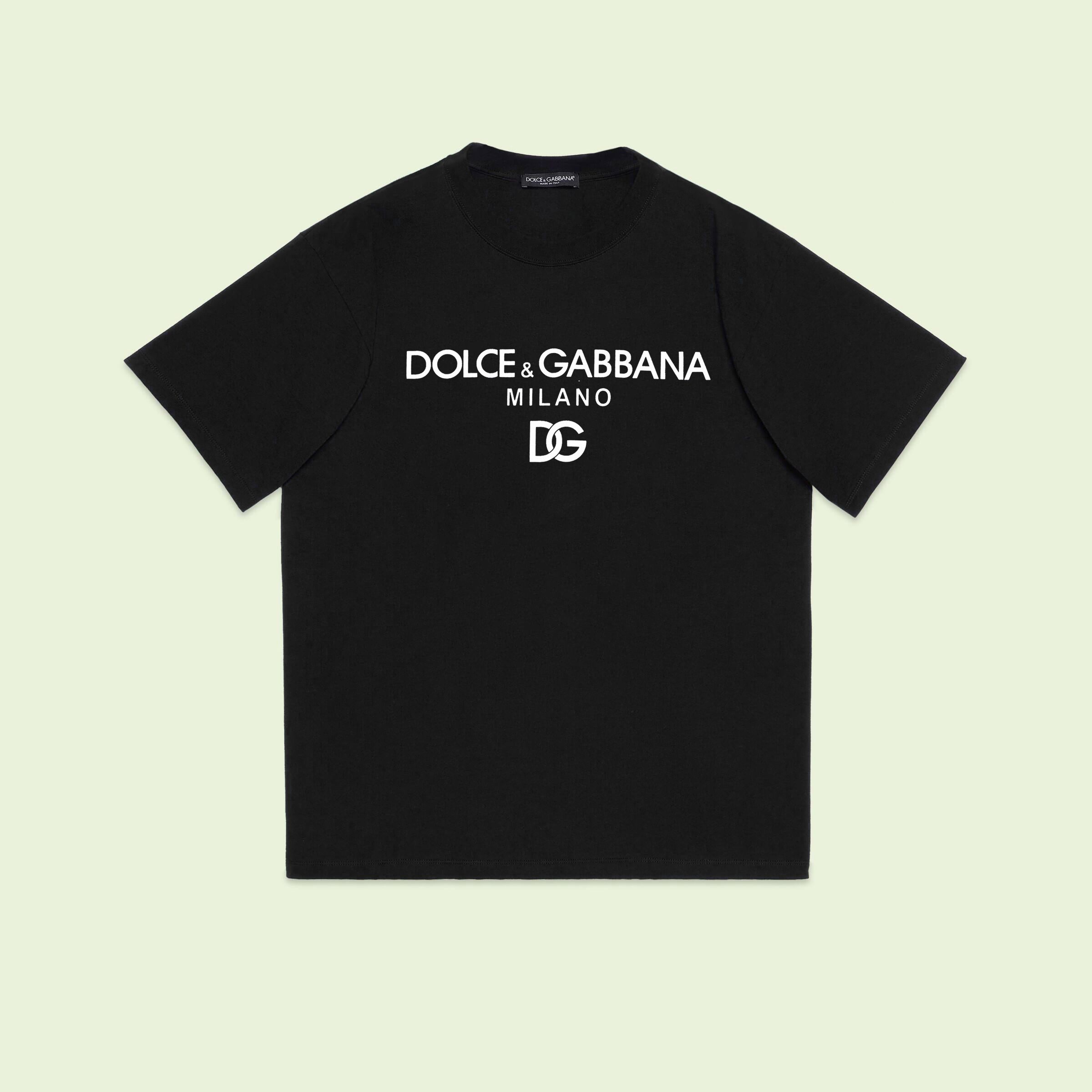 Dolce&Gabbana Letter LOGO Short Sleeve T-shirt