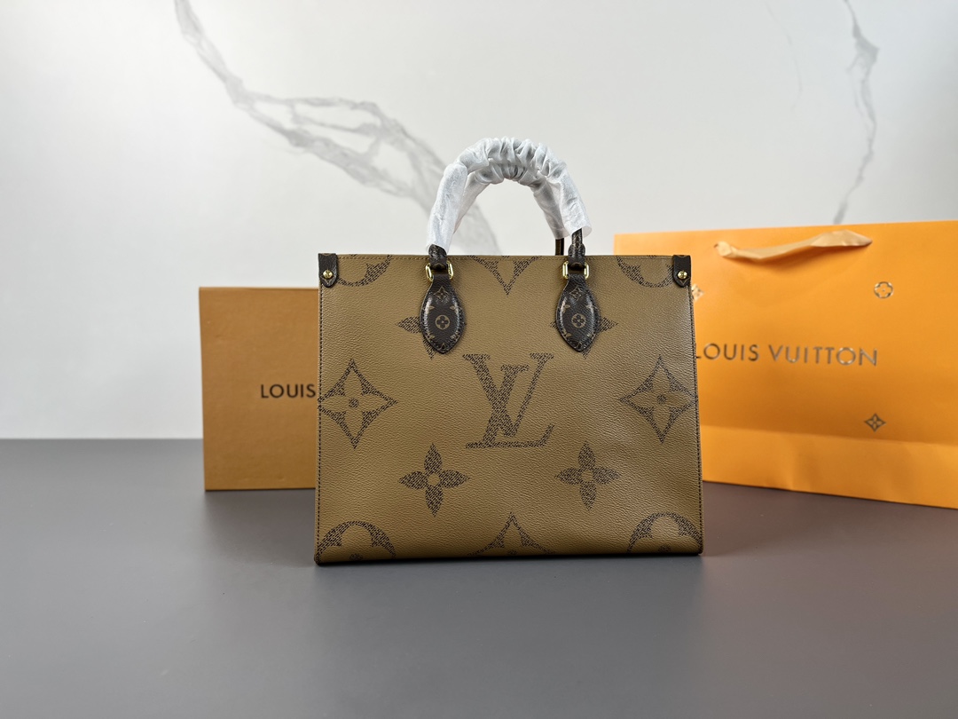 LV Canvas Tote Bag Shopping Bag Handy Shoulder Bag