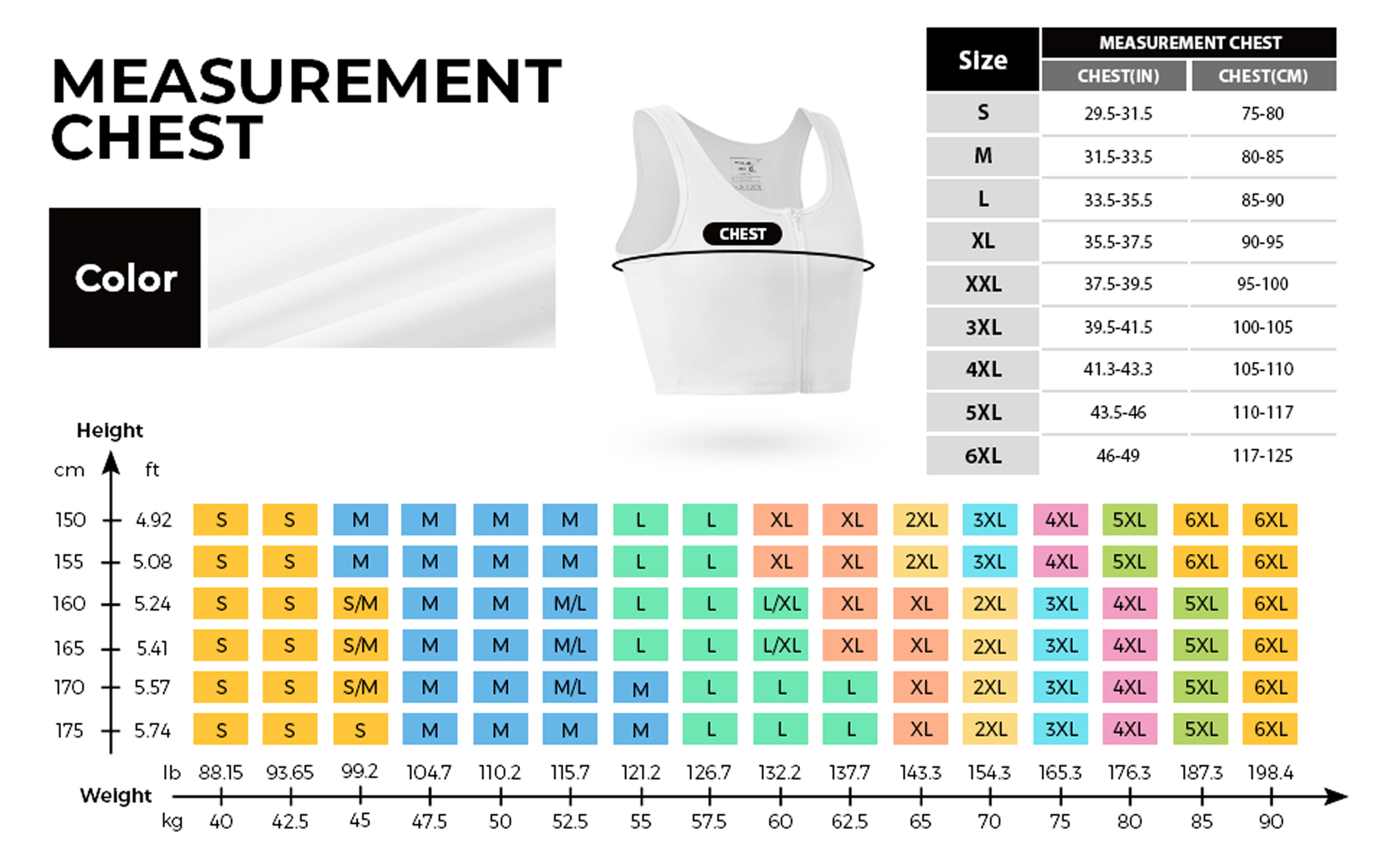 SIZE Guide- You need to know when you buying a chest binder