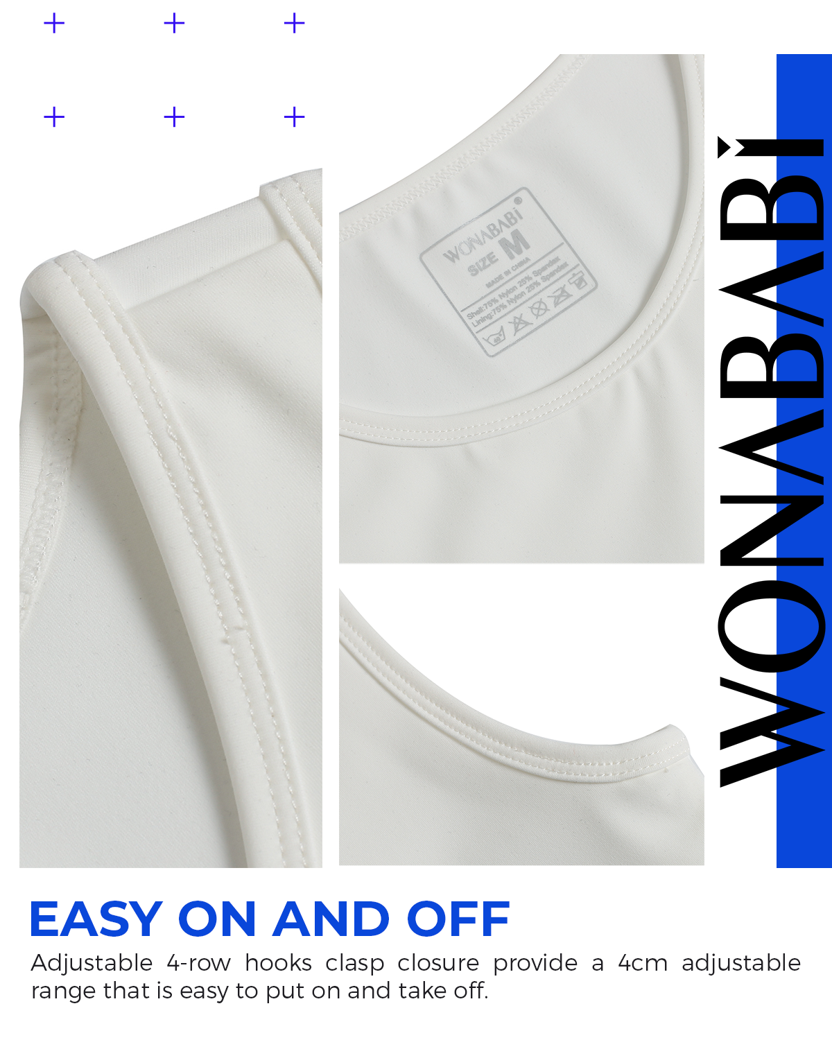 Binder for BeginnersWhite Tank Top chest Binder, 04WWonababi