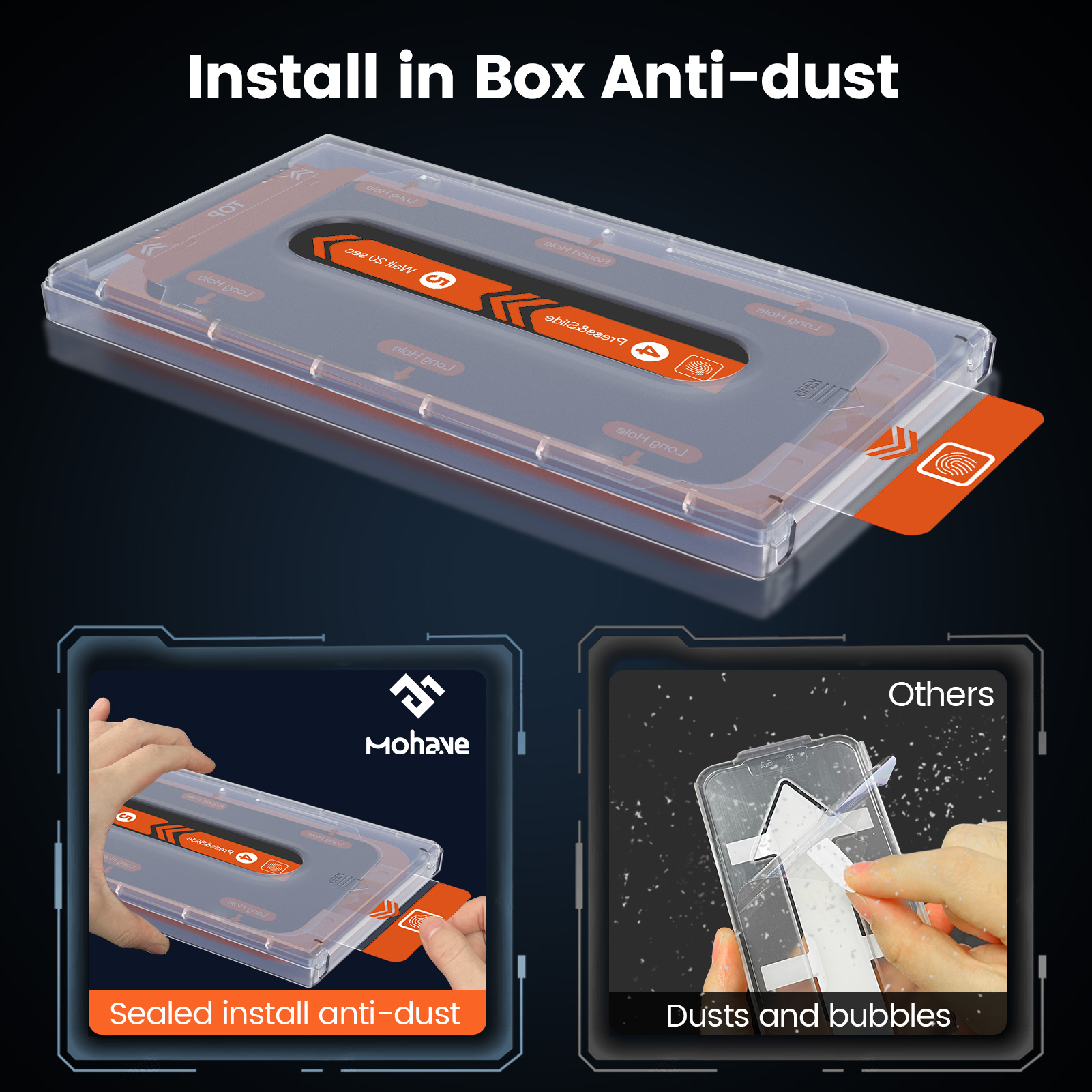 Samsung Galaxy S22/S22+ Glass Screen Protector with Auto-fit Box-Mohave