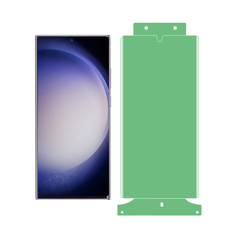 Galaxy S23 Ultra Protective Films without Easy-install Tool Blue Box detail