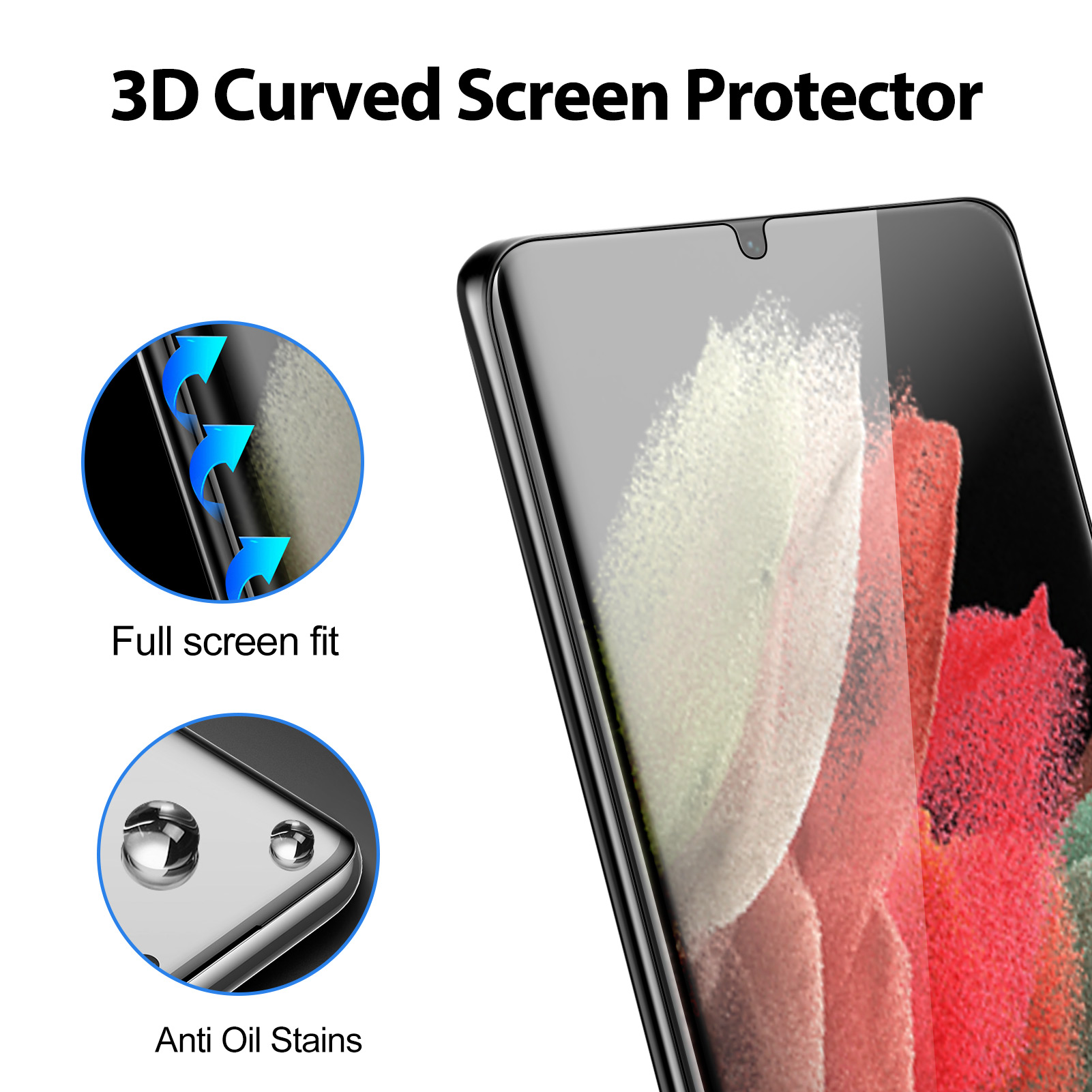 Samsung Galaxy S21 Ultra Screen Protector with Easyinstall Box