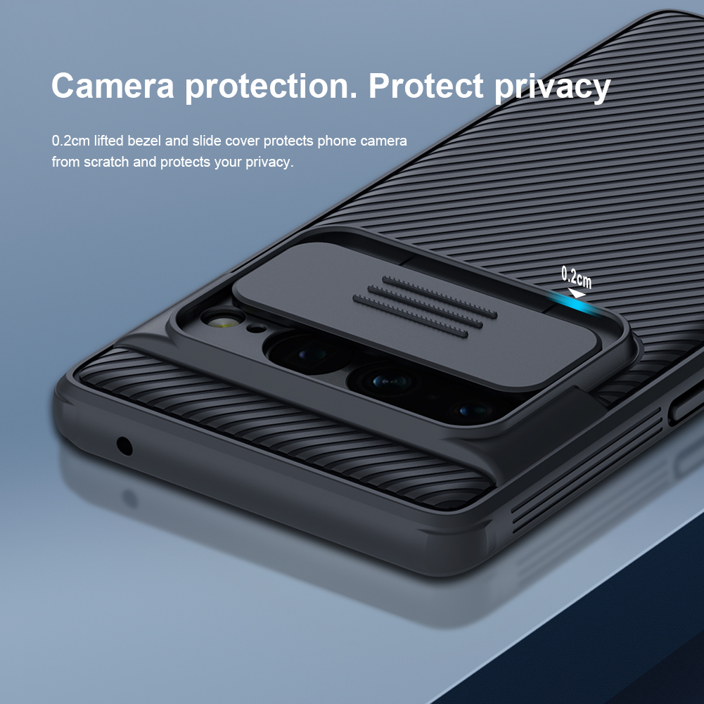 Slide the cover to protect camera