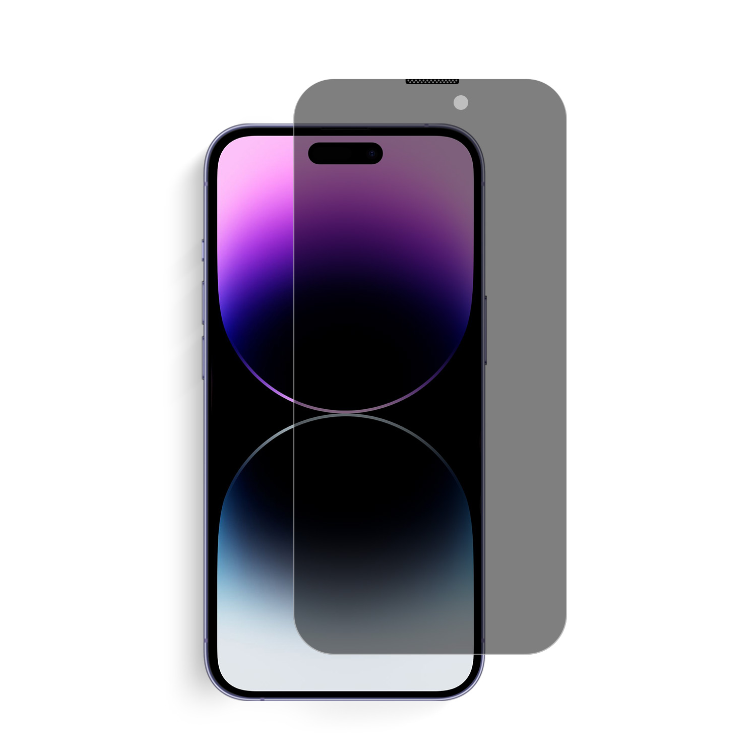 Privacy Glass Screen Protector for iPhone 14 detail