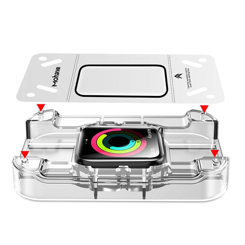 NanoHybrid Screen Protector For Apple Watch Series 4/5/6 SE 44mm (2Pack) detail