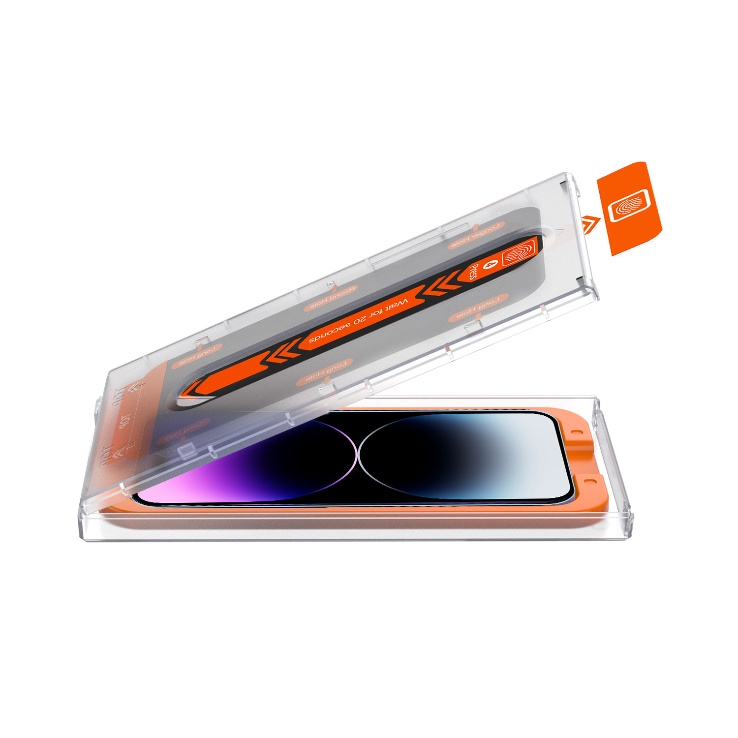 Privacy Glass Screen Protector for iPhone 14 Pro Max detail